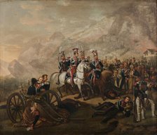 "Somosierra" by Horace Vernet, 1839. Creator: Emile Jean-Horace Vernet.