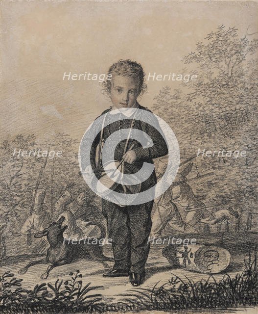 Portrait of Timofey Korsakov, Early 1820s. Creator: Hampeln, Carl, von (1794-after 1880).