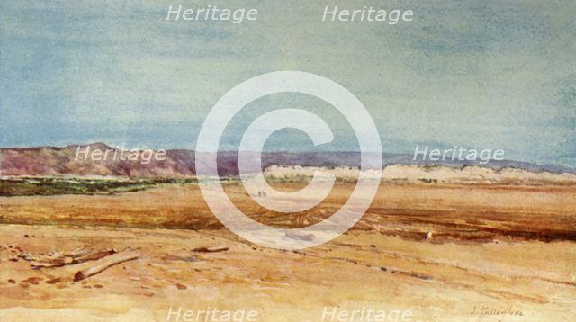 'The Western Shore of the Dead Sea', 1902. Creator: John Fulleylove.