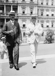 Franklin K. Lane, right, 1914.  Creator: Harris & Ewing.