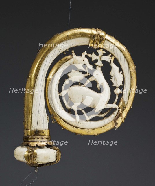 Head of a Crosier with the Depiction of the Lamb, 11th-12th century. Artist: West European Applied Art  