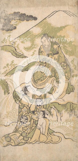 Scene from a Drama, ca. 1749. Creator: Torii Kiyonobu I.