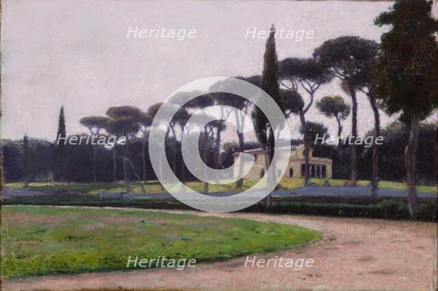 Villa Borghese in Rome, c1900. Creator: Aleksander Gierymski.