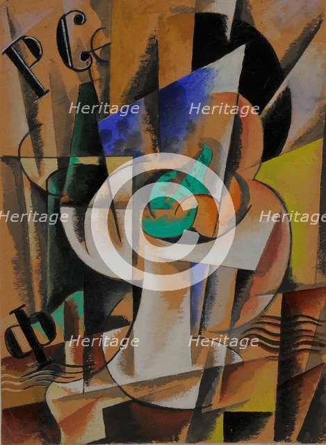 Painterly Composition, 1921. Artist: Popova, Lyubov Sergeyevna (1889-1924)