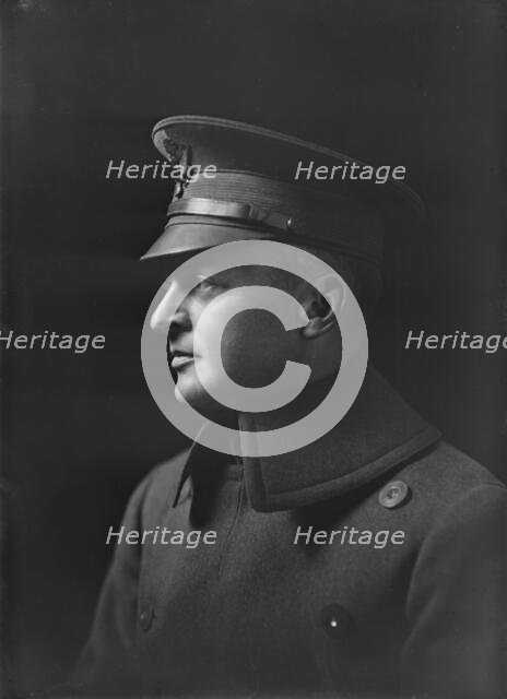 Lieutenant C. Truesdale, portrait photograph, 1918 Dec. 9. Creator: Arnold Genthe.