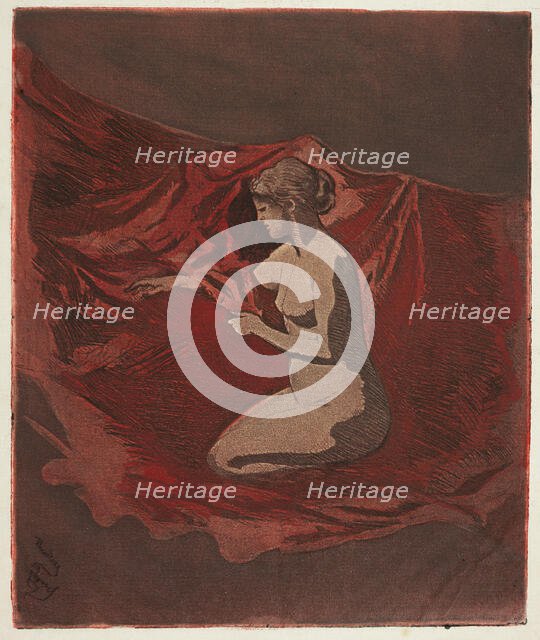 Embers Glow, 1890-97. Creator: Theodore Roussel.