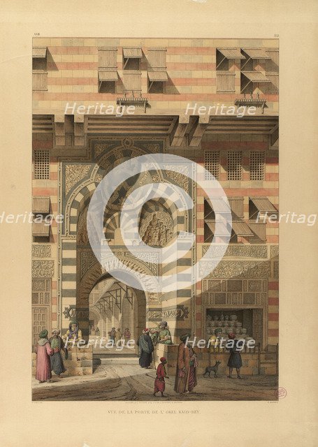 The Sabil-Kuttab of Sultan Qaitbay. Artist: Coste, Pascal-Xavier (1787-1879)