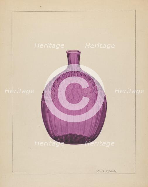 Flask, c. 1936. Creator: John Dana.