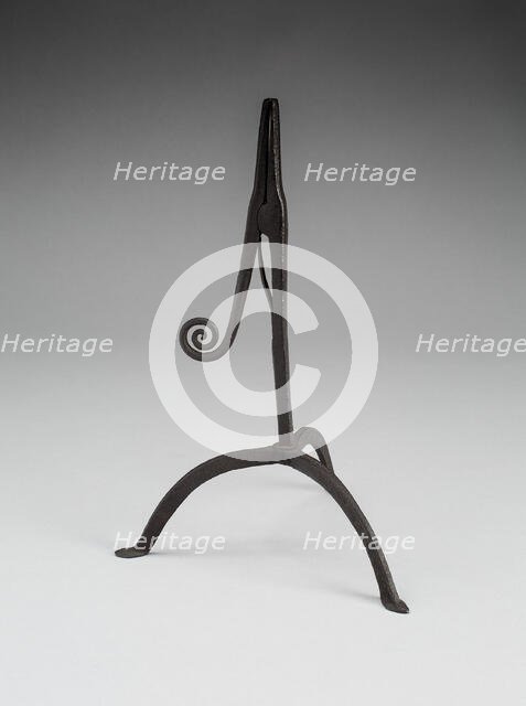 Rushlight Holder, 1750/1850. Creator: Unknown.