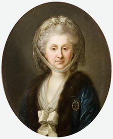 Portrait of Ludwika Zamoyska née Poniatowska, c1780. Creator: Marcello Bacciarelli.