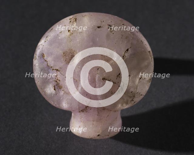 Bull's-Head Amulet, c. 3500 BC-2950 BC. Creator: Unknown.