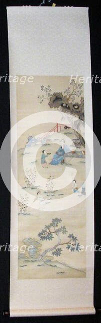 Scroll, China, Qing dynasty (1644-1911), c. 1720. Creator: Unknown.