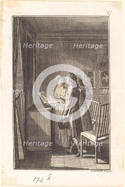 The Voyage to Paris, 1798. Creator: Daniel Nikolaus Chodowiecki.