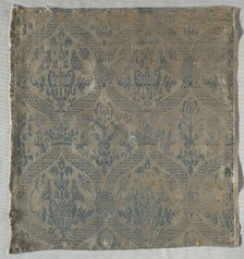 Damask Fragment, 1500s. Creator: Unknown.