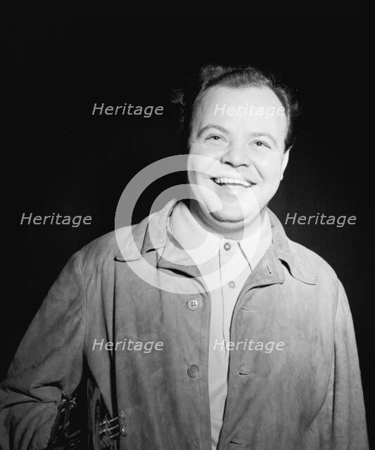 Portrait of Billy Butterfield, Columbia studio(?), New York, N.Y., ca. Mar. 1947. Creator: William Paul Gottlieb.