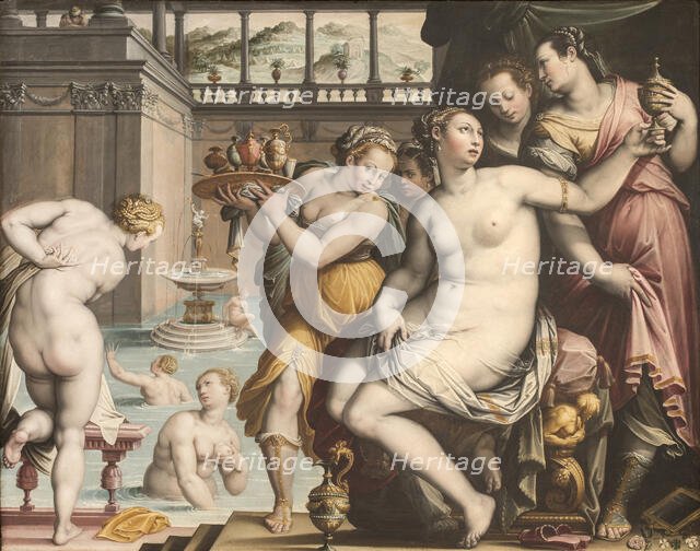 Bathsheba at Her Bath, 1573-1574. Creator: Zucchi, Jacopo (c. 1541-c. 1590).