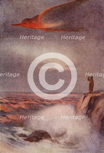 'Sin takes the Form of a Woodpecker', 1914. Creator: Unknown.