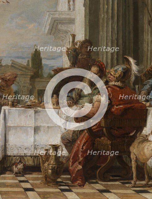 Cleopatra's Banquet, between 1742 and 1743. Creator: Giovanni Battista Tiepolo.