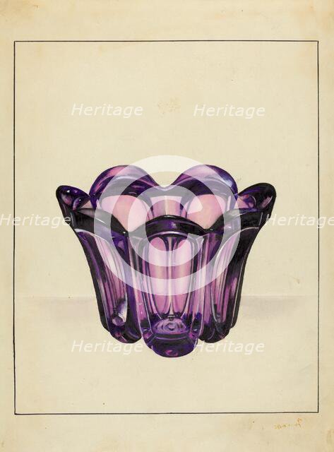 Finger Bowl, 1935/1942. Creator: John Tarantino.