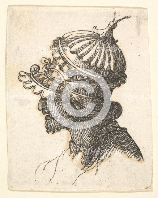 Helmeted head, 17th century (?). Creator: Unknown.