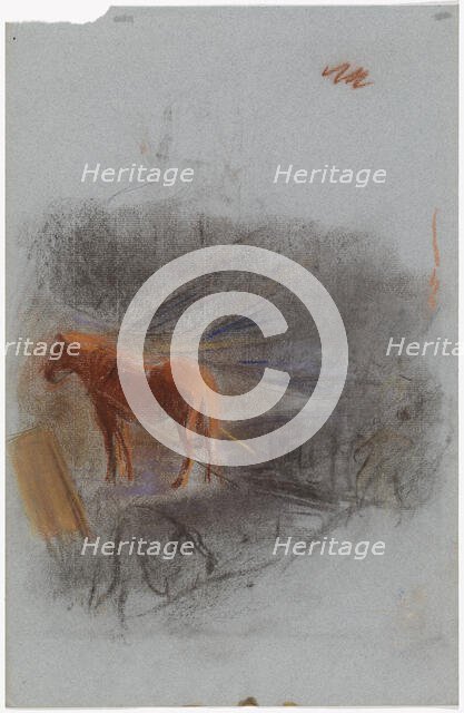 Working Horse, study, c1900. Creator: Magnus Enckell.