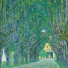 Avenue to Schloss Kammer, 1912. Creator: Gustav Klimt.
