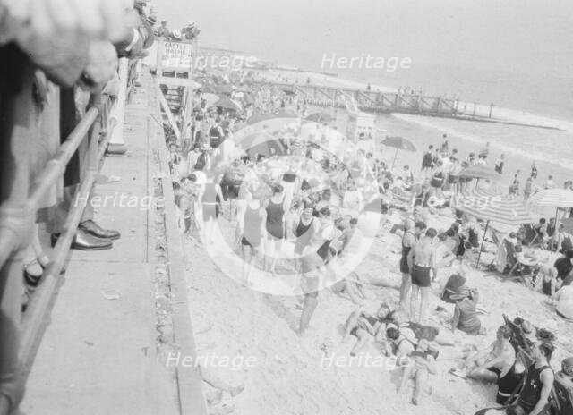 New York City views, Long Beach, 1927 Creator: Arnold Genthe.
