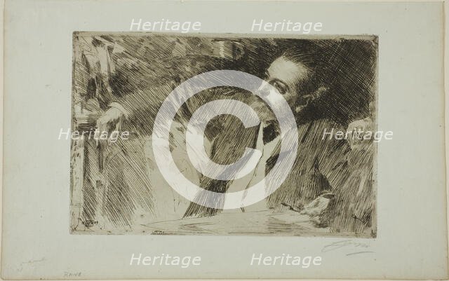 Antonin Proust, 1889. Creator: Anders Leonard Zorn.
