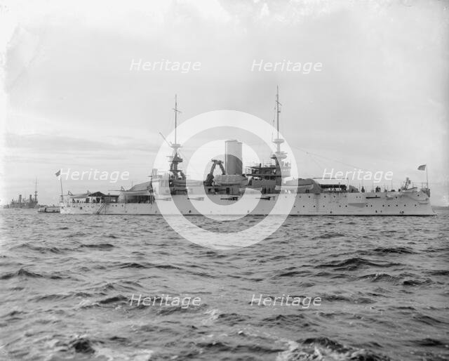 U.S.S. Illinois, between 1900 and 1910. Creator: Unknown.