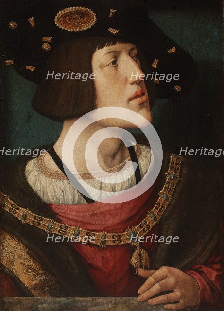 Portrait of Charles V of Spain (1500-1558), 1519. Artist: Orley, Bernaert, van (1488-1541)