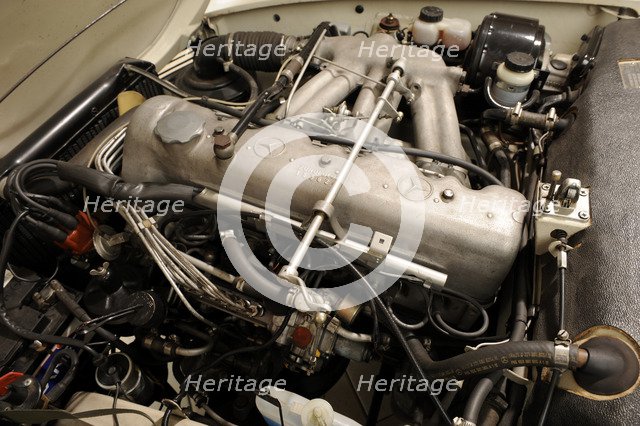 Mercedes Benz 230SL 1963. Artist: Simon Clay.