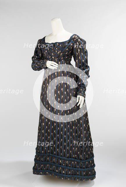 Dinner dress, British, ca. 1820. Creator: Unknown.