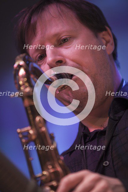 Chris Potter, 2011. Artist: Alan John Ainsworth.