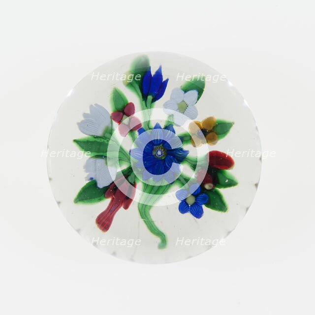 Paperweight, France, c. 1845/60. Creator: Saint-Louis Glassworks.