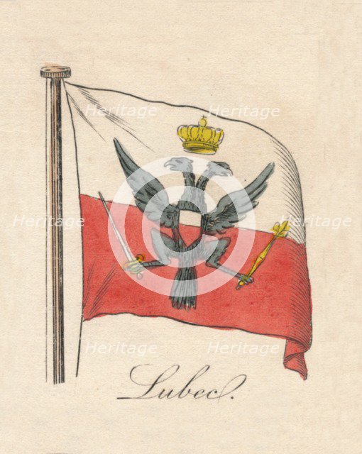 'Lubec', 1838. Artist: Unknown.