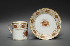 Cup from Oliver Wolcott, Jr. Tea Service (6 of 6), 1785-1805. Creator: Unknown.