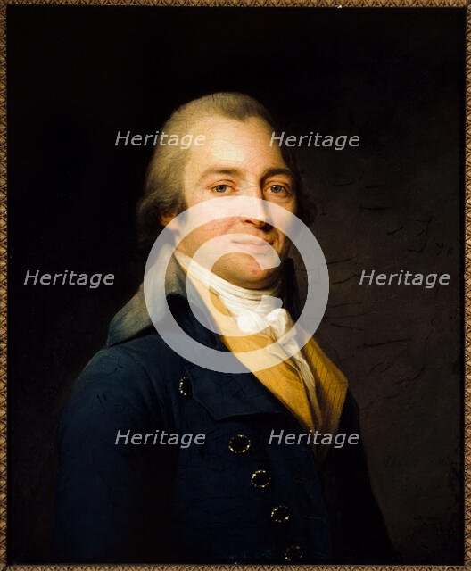 Portrait de John Moore (1729-1802), romancier et médecin, 1795. Creator: Antoine Vestier.