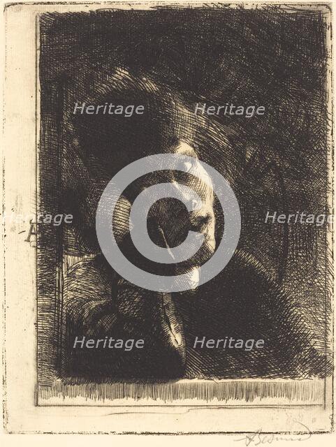 La Muse Accoudée, 1884. Creator: Paul Albert Besnard.