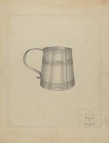 Silver Mug, c. 1937. Creator: Richard Schoene.