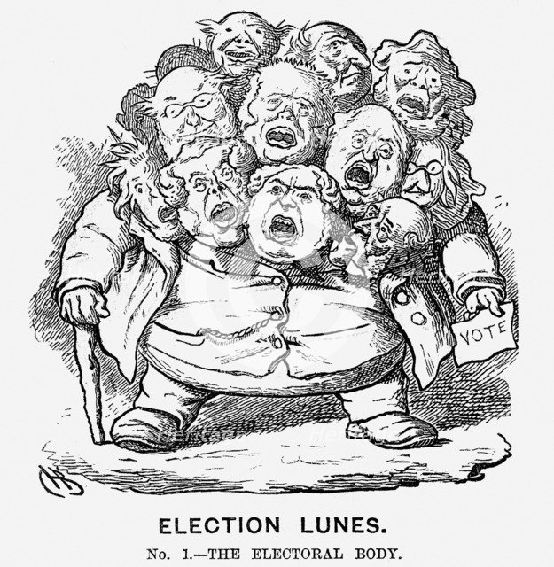 'Election Lunes', 1865. Artist: Charles Henry Bennett