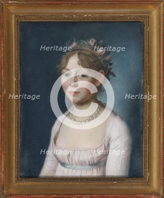 Portrait of Duchess Louise of Württemberg, Princess of Hohenlohe-Oehringen (1789-1851), Early 19th c Creator: Anonymous.