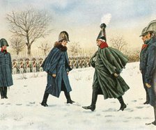 The exchange of Blucher for the French marshal Victor, 20 February 1807, (1936).  Creator: Unknown.