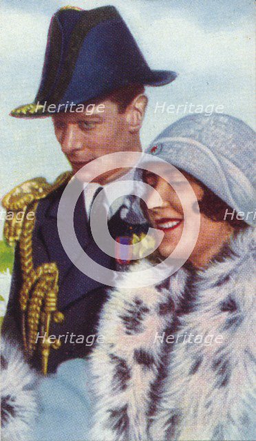 The Duke and Duchess of York (later King George VI and Queen Elizabeth) on their 1927 tour of Austra Creator: Unknown.