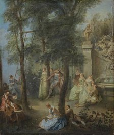 The Swing, 1735. Creator: Nicolas Lancret.
