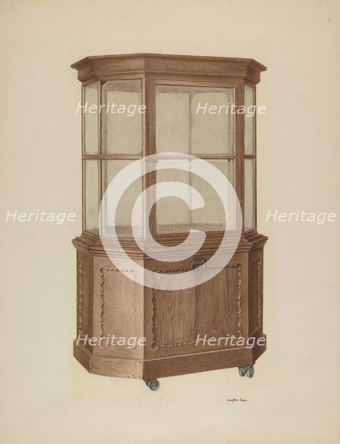 Show Case, c. 1941. Creator: Josephine Prado.