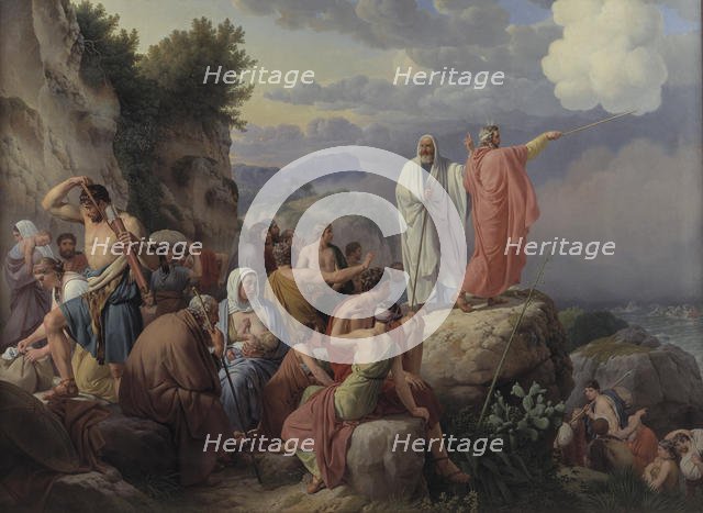 The Israelites Resting after the Crossing of the Red Sea, 1816. Creator: Eckersberg, Christoffer-Wilhelm (1783-1853).