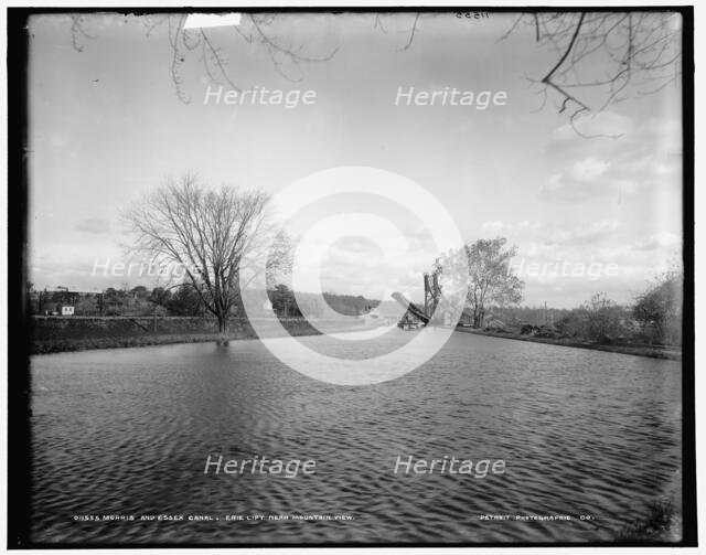 Morris and Essex Canal, N.J., Erie lift near Mountain View, between 1890 and 1901. Creator: Unknown.