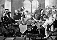 The Return of Torello - James Clarke Hook, R.A., 1895. Creator: Andre & Sleigh.