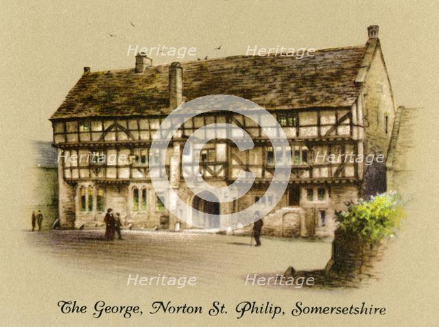 'The George, Norton St. Philip, Somersetshire', 1936.   Creator: Unknown.