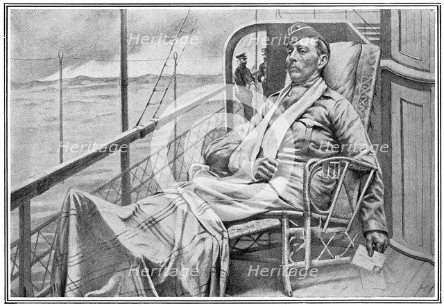 Casualty of the 2nd Boer War, 1899-1902. Artist: Anon